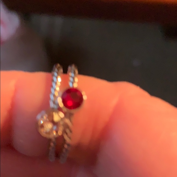 Swarovski Birthstone Rings  Sz6 1 Ring or buy all - Picture 3 of 5